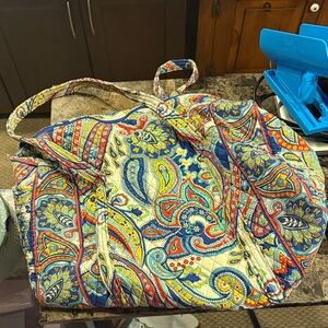Vera Bradley Multicolor Paisley Travel Bag